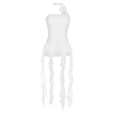 2025 New Fairy Fluttering Vest Temperament Goddess Flowing Souster Body Rubbed Woman