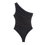 Autumn 2025 New Female Fashion Sexy Babes Asymmetric Folding Joint 5039831