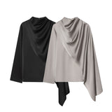 2025 Winter New Long Fashion Loose Casual Design Small Shirt Top 1305167