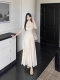 New Chinese Style Of Noble Feeling Of The Fancy Cheongsam Improved Dress Temperament Tux Design Feeling Waist Long Dress