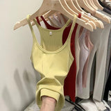 Slinged Waistcoat Girl Slime Skinning Skin Summer New Hottie Wearing Beautiful Back Sleeveless Top