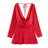 2025 New Women's Fashion Sexy Hot Babes Silk Tatami Dress 9377332