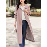 Classic Hepburn Style Long Wind Wind Wind 2025 Spring And Autumn New Fashion Personality Loose Tichale With Thin High-End Coat
