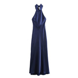 2025 Autumn New Women's Dress Women's High-End Bare Back Hanging Neck French Elegant 8739331