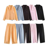 2026 Summer New Women's Fashion Casual Pocket Trim Shirt Pants 5344010