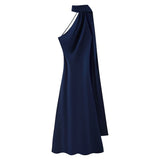 2025 Autumn New Women's Fashion Simple Ribbon Hanging Neck-Laught Dress