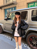 The Leather Coat Woman 2025 Spring And Autumn New Women's Small Leather Jacket Design Cool Taut Sister Early Autumn Top