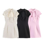 2026 Spring New Women's Fashion Sexy Hottie Bow Dress 2213777