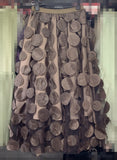 Three-Dimensional Flower Half-Dress Woman 2025 New Medium And Long Fairy Skirt High-Waisted Temperament Mesh Dress