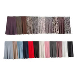 2025 Autumn New Women's Fashion Silk Silk Texture Feel Flute Multi-Colored Skirt 8338537
