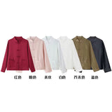 2026 Summer New Women's Fashion Casual Loose Rope Buckle Shirt 4786166250