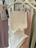 Acet-Sined Fishtail Half-Dress Woman 2025 Temperament Simple Hanging Feeling Thin As The Ass A Long Skirt