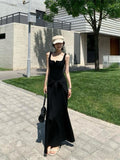 Tibetan Blue Sling Skirt Niche Temperament Dress Female Summer Temperament To Show Skinny Dress Babes Hip Dress