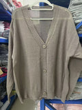 Medium Long Lantern Sleeve Horse Knitted Shirt Coat Women Summer Loose Lazy Thin Shawl Outside The Coat