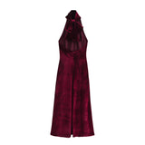 2025 Autumn New Women's Dress Women's High-End Bare Back Hanging Neck French Elegant 8739331