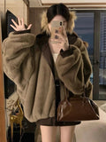 Designing A Winter Coat With A Velvet Pie To Overcome The 2025 New Mountain Carved Cotton Suit Female Retro Double-Sided Cotton Clothes