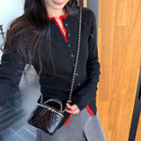 Beautiful And Beautiful Cardigan Sweater Jacket Women's Autumn And Winter 2025 New High-End Knitted Shirt Repair Short Top