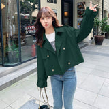 Short Windwear Girl Small Man 2025 Spring And Autumn New Lady Korean Version Loose Thin Outer Wear A Hundred Coat