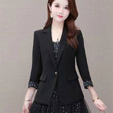 2025 New Spring And Autumn Atmosphere Mid-Year Mother Early Autumn Small Aroma Style Two-Set Dress Long-Sleeved Temperament Code