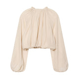 2026 New Summer Wooden Ear Stupor Blouse 1334190 Skirt 1334196 Set