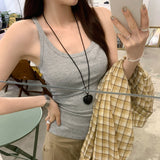 Thai Cool Pure Desire Sleeveless Sleeveless Sling Vest Woman 2025 Summer New Beautiful Look Sexy Hottie Top