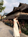 French White Shoulder-Coat Dress Women 2026 New Early Summer Wearing Temperament Thinch Waist Skirt Suit
