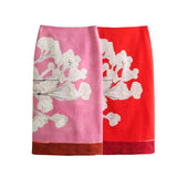 2025 New Women's Fashion Linen-Blend Print Dress 2394119