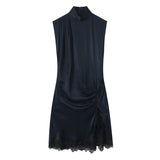 2025 New Women's Fashion Sexy Hot Lace Splicing Dress 5029052