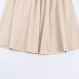 2026 Spring New Women's Fashion Casual Loose Belt With Fan Flute Dress 5029101