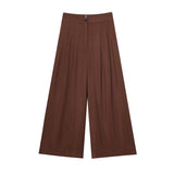 2025 Spring And Summer New Women's Fashion Temperament Casual Sleeveless Double Vest Folding Pants 8056586