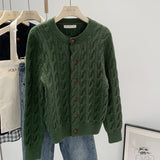 2026 Real Shot Picture Retro Loose Sesame Soft Thick Sweater Autumn And Winter Heavy Sweater Heavy-Working Shirt Jacket Niche Wear
