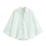 Spring 2025 New Long Fashion Loose Casual Design Small Shirt Top 2340939