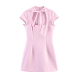 2026 Spring New Women's Fashion Sexy Hottie Bow Dress 2213777