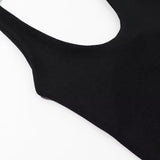 2025 Summer New Women's Fashion Sexy Hot Girl Hanging Neck Short T-Shirt 4424308