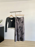 French Temperament Retro Tie-Dye Dress Girl Spring 2025 New High-End Feel-Back Bau-Style A-Word Dress