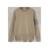 2026 Into The Spring To Take The Bottom Of The Knitted Shirt Women's Autumn And Winter New Cuff Hem Buckle Waist Loose Top