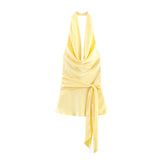 2026 Spring New Women's Fashion Sexy Spice Girl Silk-Sense Dress 2745533