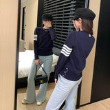 2026 Into The Spring To Take The Bottom Of The Knitted Shirt Women's Autumn And Winter New Cuff Hem Buckle Waist Loose Top