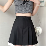 100-Folded Skirt 2026 Summer New Bumpy Fashion High-Waist Short Skirt Irregular Thin A Word Bag Hip Skirt