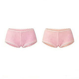 Fashion Sexy Hottie Super Shorts Women Summer New Lace Splicing Low-Rise Thin Elastic Repair Warm Pants
