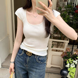 2026 Early Spring Direct Selling Pink Age Reduction U Collar Sleeveless Knitted Shirt Women Spring And Summer Slimming Inside Cloth