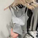 Spice Girls Knitted Sling Vest Women In Spring And Summer 2025 New Slim Slim Short Outer Wear Sleeveless Small Top