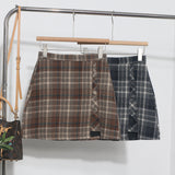 A Large Number Of Hairy Skirt Women Autumn And Winter Tlings Irregular High-Waisted A Short Skirt 8923